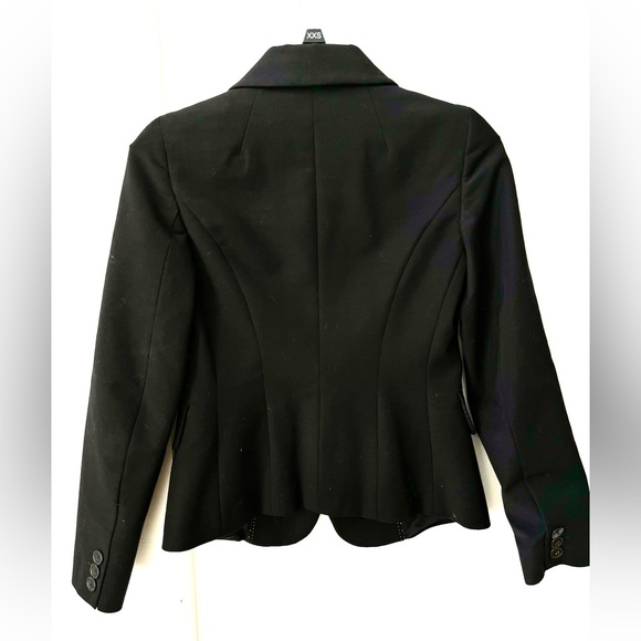 MAXMARA WEEKEND Womens Blazer Jacket Black size 2 luxury - Picture 2 of 4